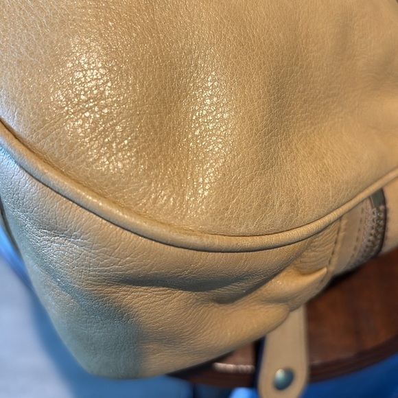 Coach  Madison convertible, shoulder bag  leather  tan  pleated goldtone HW  EUC - Picture 13 of 17